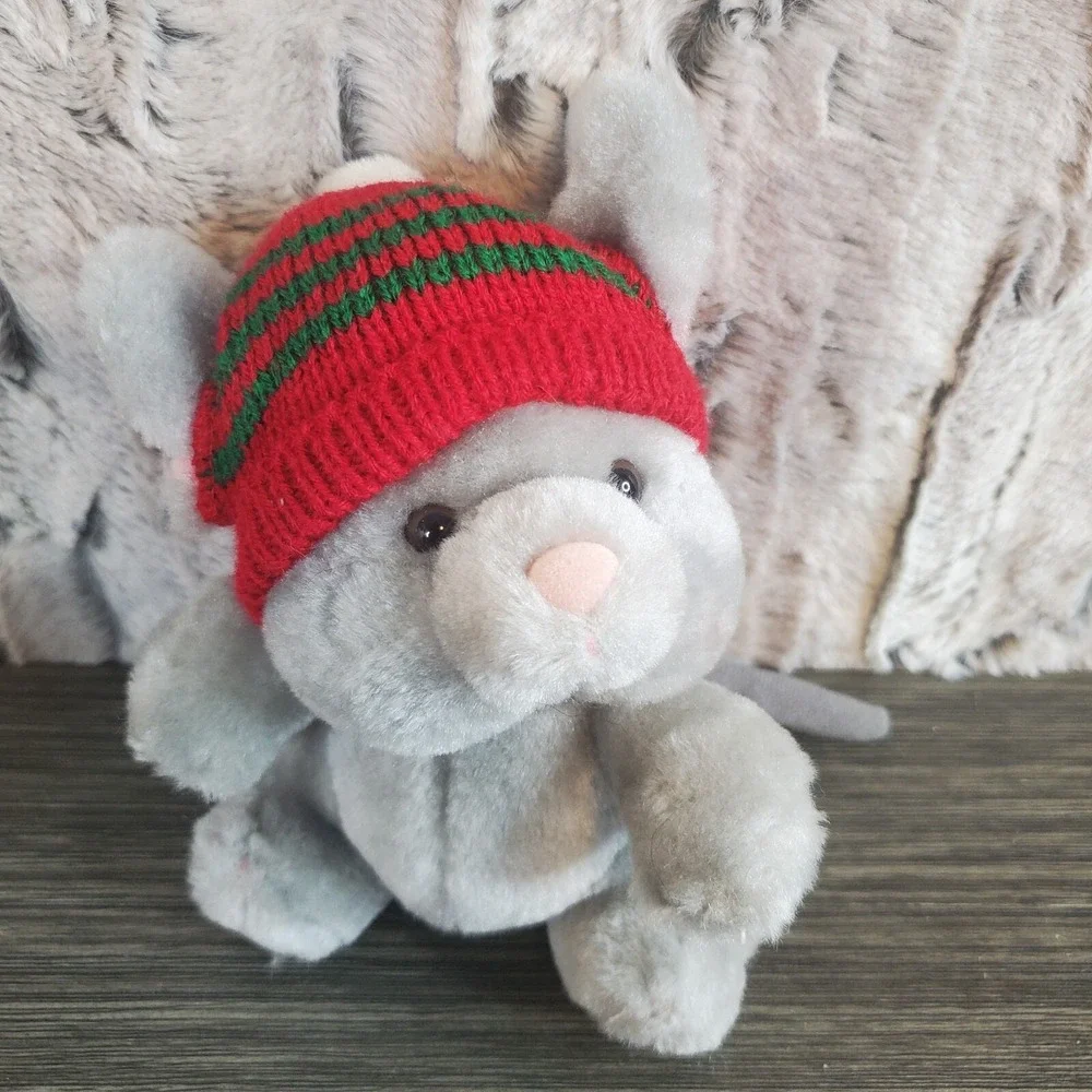 Vintage Russ Christmas Mouse Tiny 5